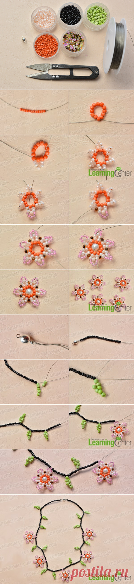Instructions on How to Make Cheap Flower Seed Beads