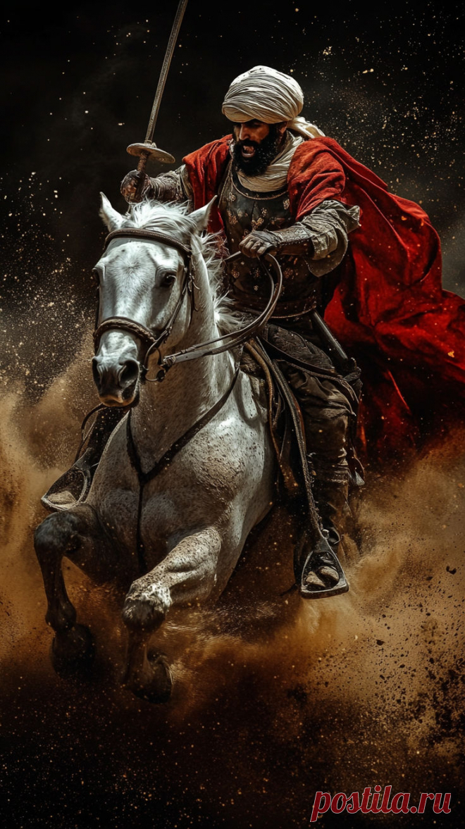 Arabian Warrior on a horse