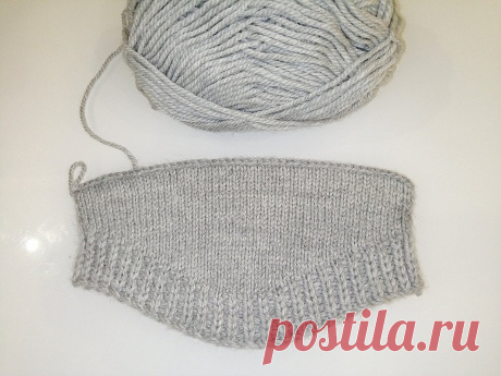 Как связать закруглённую спинку или росток при реглане сверху | Paradosik_Handmade | Пульс Mail.ru Мастер-класс по вязанию круглой спинки или ростка в технике укороченных рядов