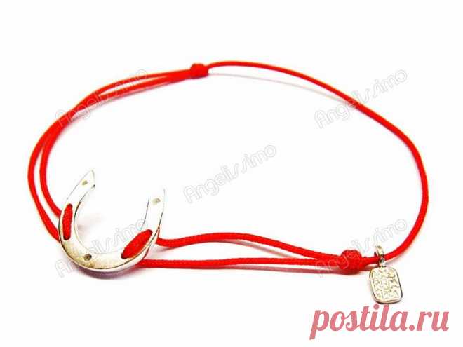 Браслет веревочный "Подкова" от Amorem