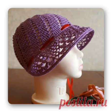 Удачная модель - шляпка-капор крючком! | Дневник вязальщицы | Яндекс Дзен