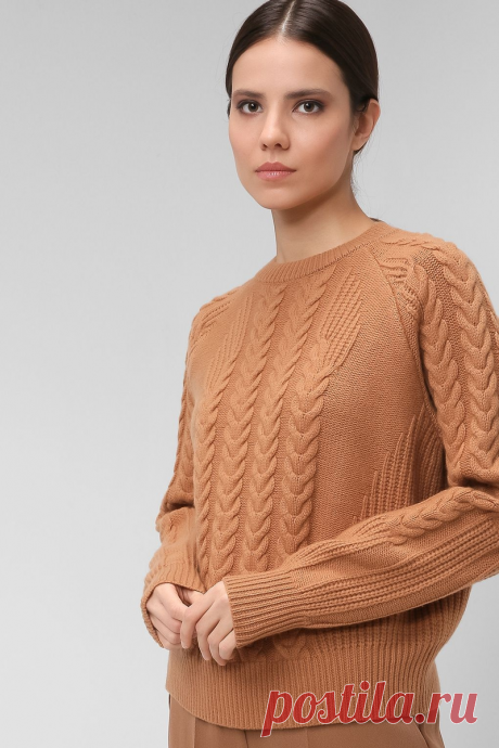 Классический джемпер со жгутами (схема узора)