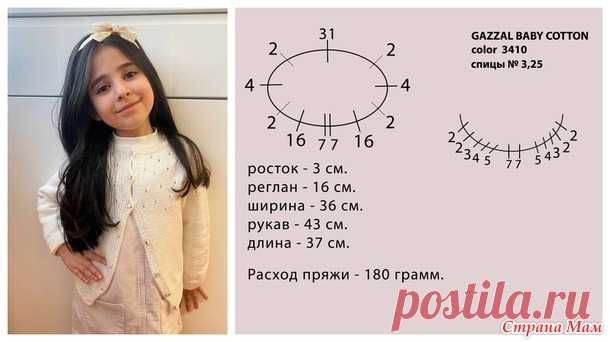Французская кофта спицами 