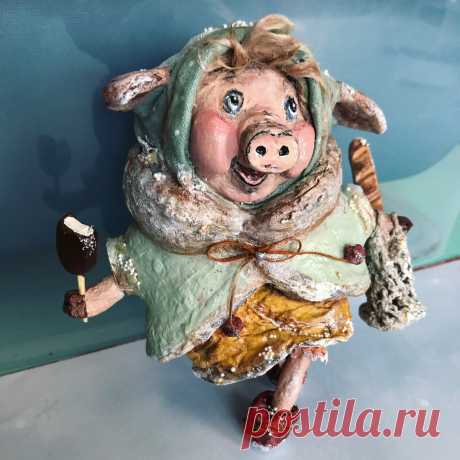 Дарья @dariyastepina Ватная свинка Инстаграм фото