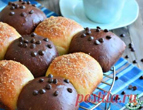 Булочки шоколадные и ванильные – кулинарный рецепт