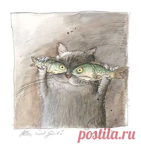 (2) Пин от пользователя Lucy Benois на доске Cat Art