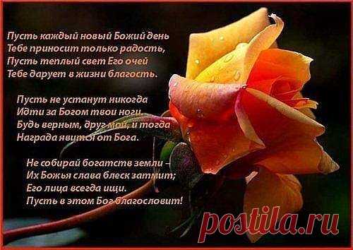 Пожелание другу