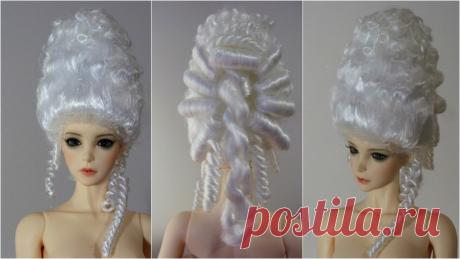 Изготовление парика в стиле рококо – 52 фотографии