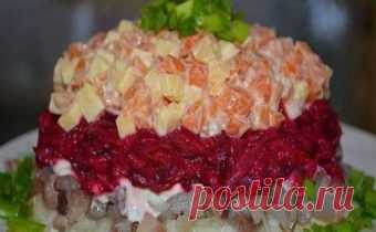 Диетическая селедка под шубой без майонеза:пп рецепты с калориями