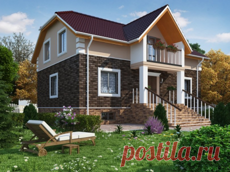 Проект дома «Миз» - Stone Wood House