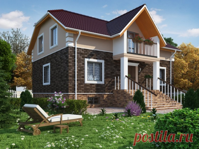 Проект дома «Миз» - Stone Wood House