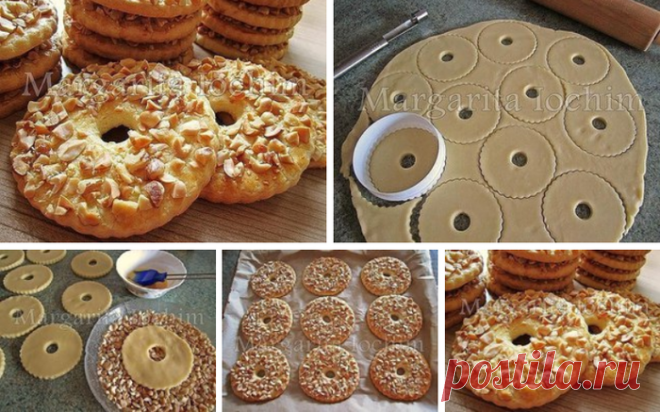 ПЕСОЧНЫЕ КОЛЬЦА С ОРЕХАМИ