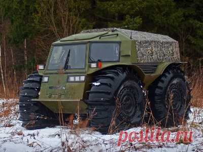 По реке аки посуху: тест-драйв вездехода Шерп - Тест-драйвы - Журнал - Quto.ru