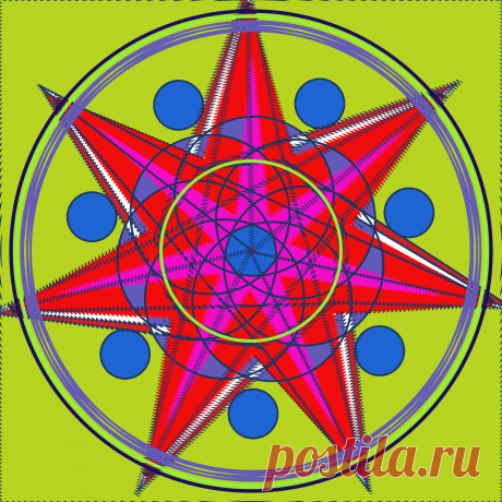 Patterned Digital Mandala  Free Stock Photo HD - Public Domain Pictures