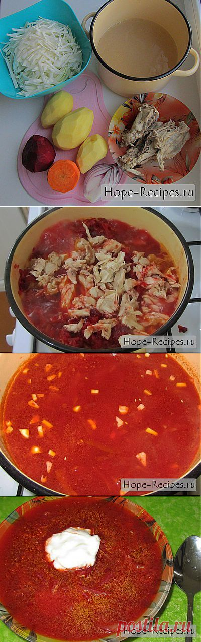 Пошаговая инструкция&nbsp;&mdash; рецепт вкусного борща © Кулинарный блог #Рецепты Надежды