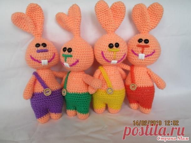 . Зайчонок в штанишках (описание) - Амигуруми - Страна Мам