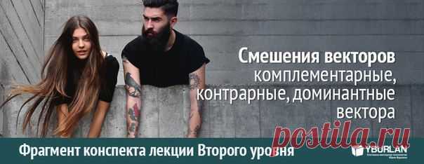 Системно-векторная психология. Статья "Смешения векторов, комплементарные, контрарные, доминантные вектора"