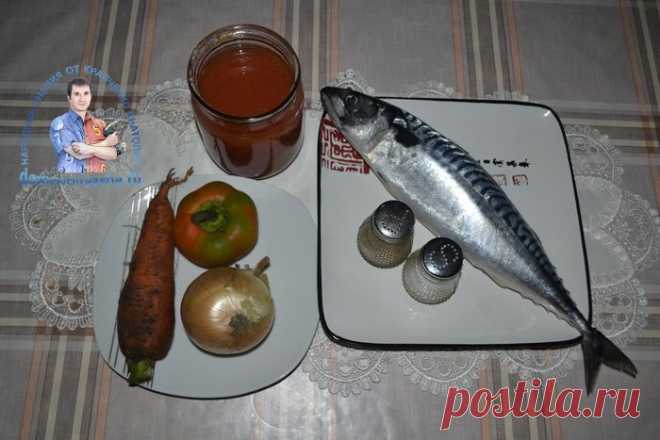 Скумбрия в томатном соусе. Тушеная с овощами, рецепт с 11 фото, вкусная, сочная, нежная | Народные знания от Кравченко Анатолия