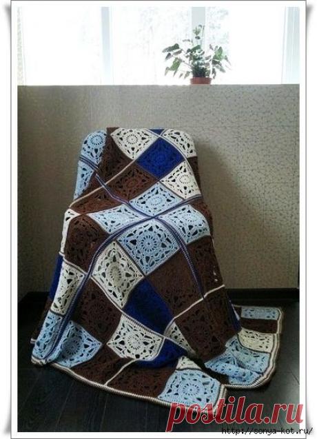 Кружевной плед.