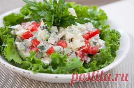 Для пышных застолий... Рецепт салата по-гальски - Вкусные рецепты