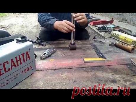 Сцепка на подшипниках для адаптера или прицепа.Изготовление.Подробное видео.