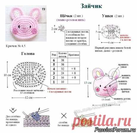 Вязаные аппликации крючком (интернет) - запись пользователя Нинуля (Нина) в сообществе Вязание крючком в категории Вязаные крючком аксессуары