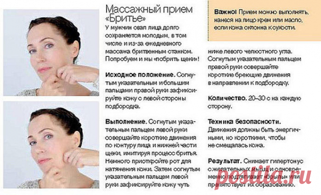 Как убрать брыли на лице?