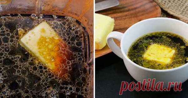 Кофе + масло = новое сильное сочетание.
