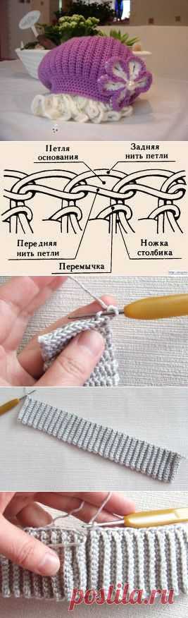 Как связать резинку крючком