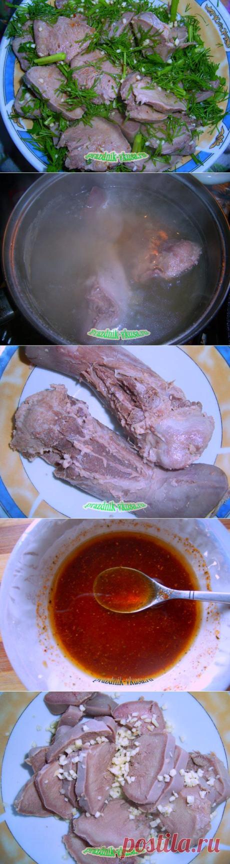 Маринованный свиной язык | Праздник вкуса
