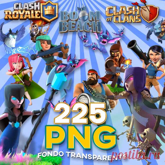 Imágenes PNG de Clash of Clans Royale y Boom Beach | pngwebblog