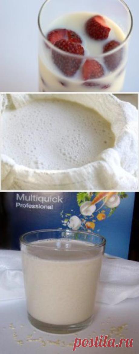 Рецепт кунжутного молока