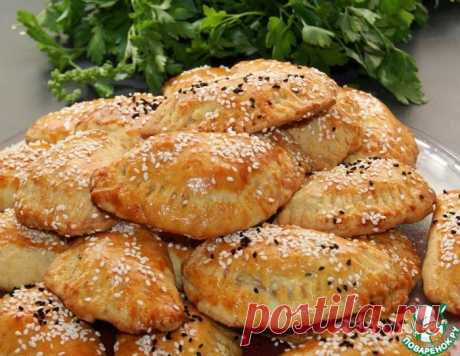 Греческие пирожки Котопитакя из теста куру