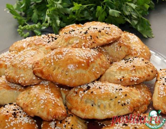 Греческие пирожки Котопитакя из теста куру
