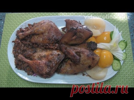 Утка тушённая по старинному рецепту от Видео Кулинарии