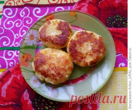Котлетки из картофеля и адыгейского сыра