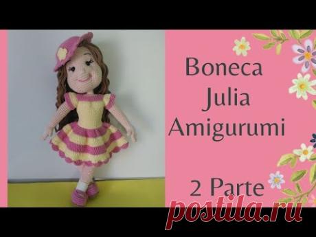 Boneca Julia - Amigurumi Sem Costura - Mão Esquerda (Parte 2)