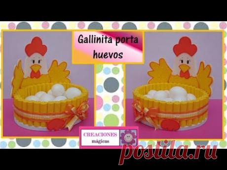 ♥♥Gallinita porta huevos♥Creaciones mágicas♥♥