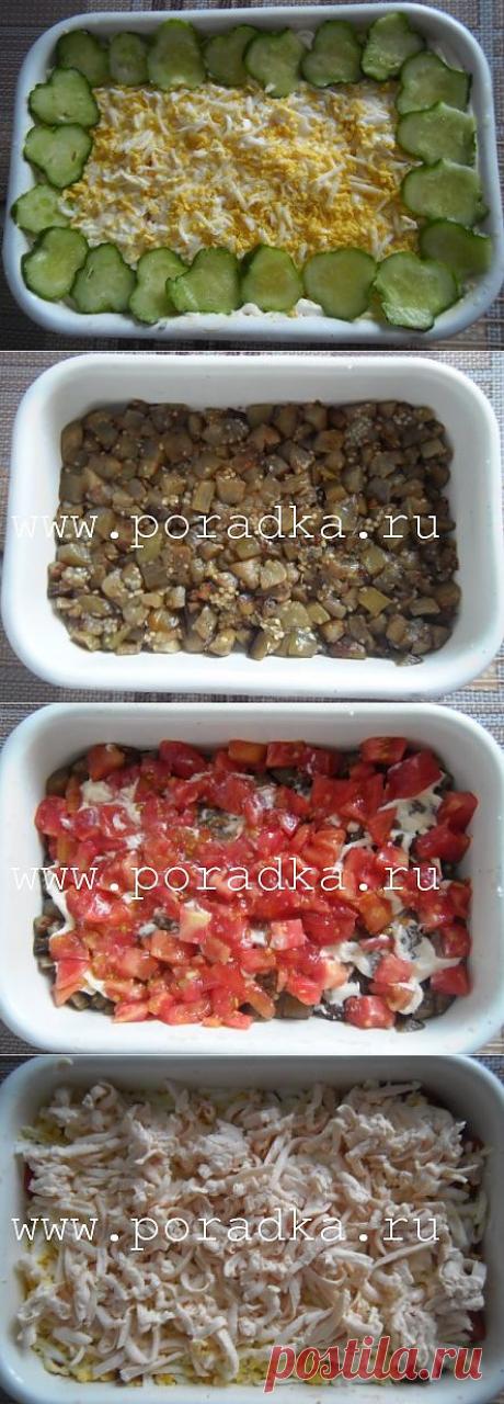 Оригинальный салат Баклажаны &quot;под шубой&quot; | Женский журнал &quot;Порадка&quot;