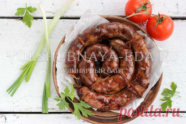 Домашняя колбаса из свинины в кишках, рецепт с фото | Волшебная Eда.ру