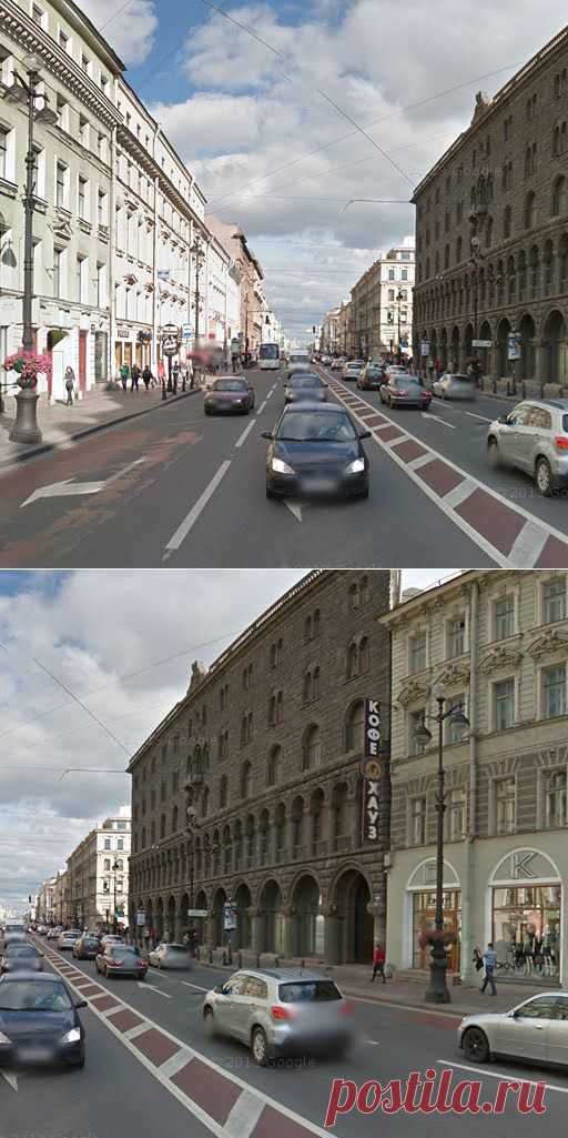 Санкт-Петербург, Невский проспект, 4 (слева) / showmystreet.com - fast & easy street viewing