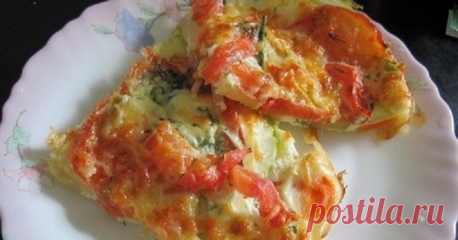 Овощная запеканка с кабачками
