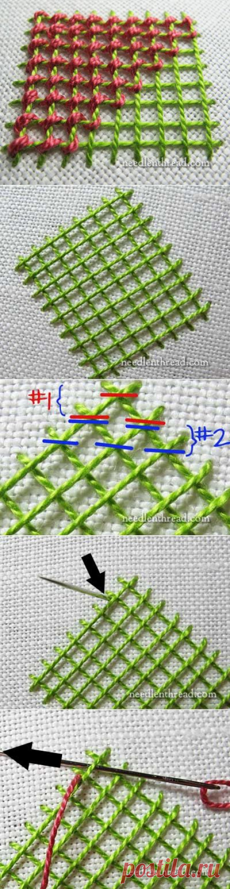 ч.1 Stitch Fun! How to Lace Lattice Stitches – Needle’nThread.com