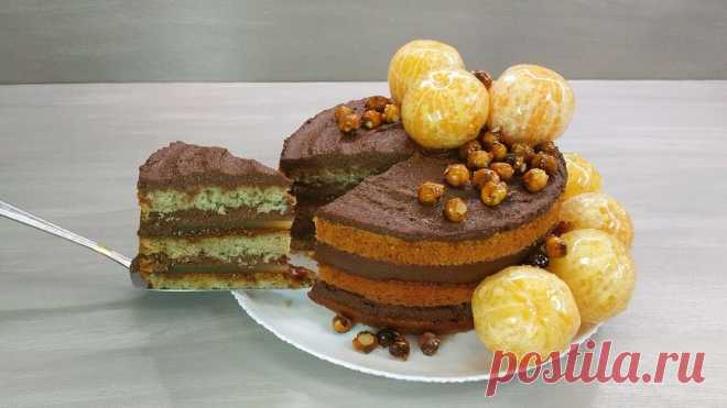 Постный/веганский шоколадно-апельсиновый торт | LoveCookingRu | Дзен