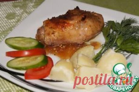 Окорочка, фаршированные грецкими орехами.
