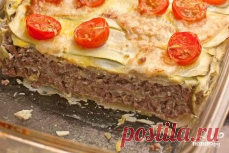 Запеканка мясная с кабачками - пошаговый рецепт с фото на Повар.ру