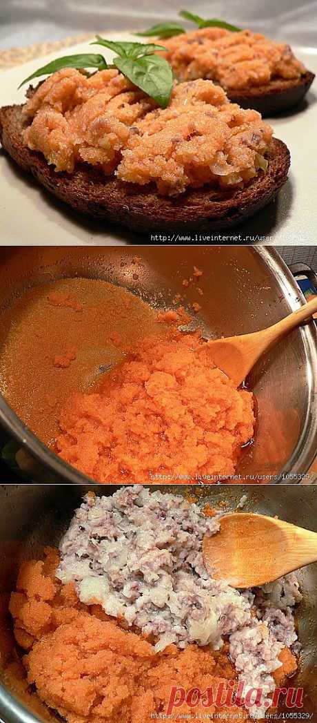 Красная икра из.. манки . Эконом блюдо:)) Можно в Рождественский пост .