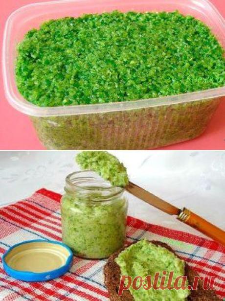 Чесночная паста из стрелок чеснока