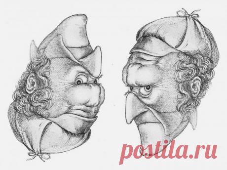 Оригинальные рисунки перевертыши (60 картинок) ⚡ Фаник.ру