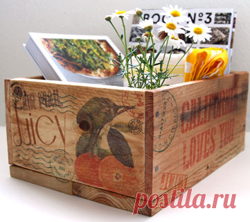 How to Make Pallet Wood Crate & Transfer Image To Wood